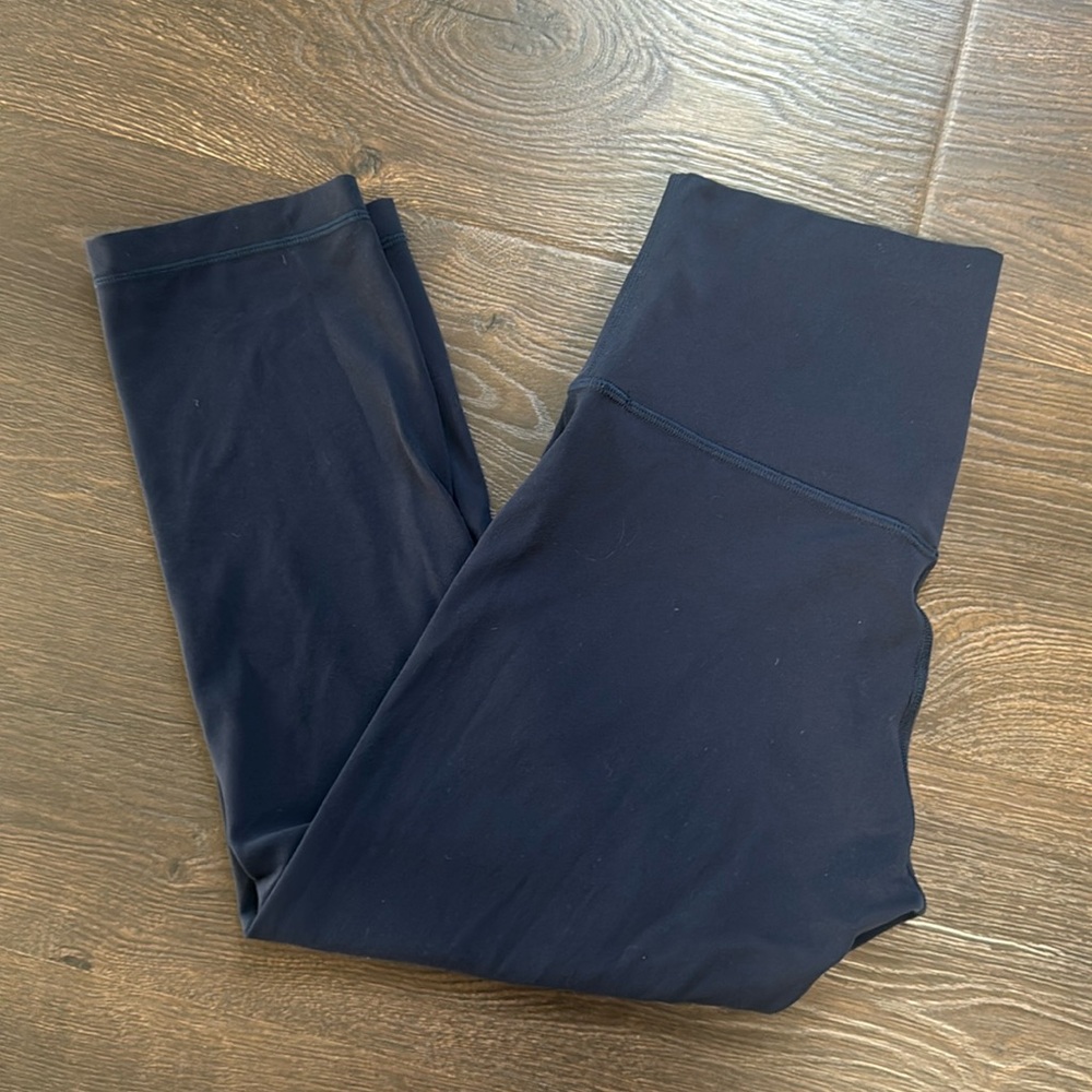 Lululemon Athletica Navy High-Waisted Leggings